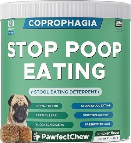 Quixao Brand No Poop Eating for Dogs - Stop and Prevent Coprophagia
