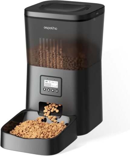 Espelho Automatic Cat Food Dispenser Automatic Cat Feeder