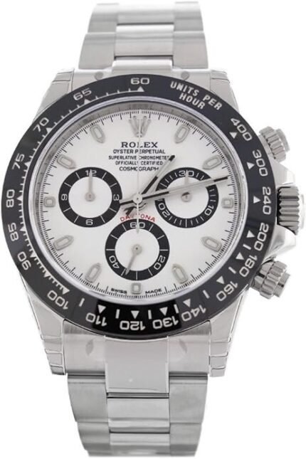 Rolex Cosmograph Daytona White Dial Stainless Steel Oyster Men's Watch