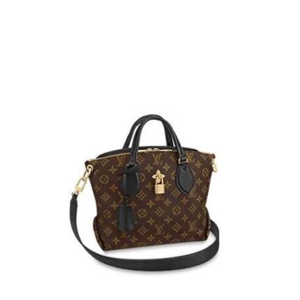Louis Vuitton FLOWER ZIPPED TOTE PM Black