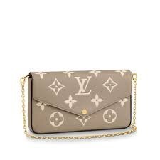 Louis Vuitton FÉLICIE POCHETTE Tourterelle Gray