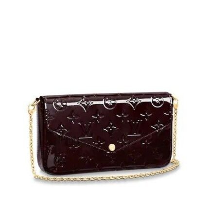 Louis Vuitton FÉLICIE POCHETTE Amarante Red