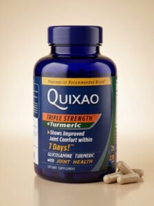 Quixao Osteo Bone Support Supplement – Calcium, Vitamin D3, Magnesium & Zinc – Supports Strong Bones & Joint Health – 120 Capsules