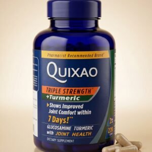 Quixao Osteo Bone Support Supplement – Calcium, Vitamin D3, Magnesium & Zinc – Supports Strong Bones & Joint Health – 120 Capsules