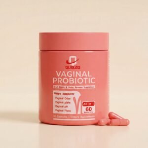 Quixao Vaginal Probiotic supplement bottle — 60 capsules