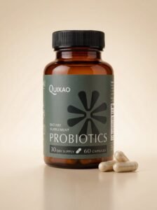 Quixao Probiotics Supplement – Daily Digestive & Gut Health Support | 60 Capsules