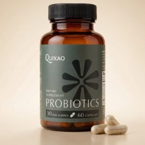 Quixao Probiotics Supplement – Daily Digestive & Gut Health Support | 60 Capsules